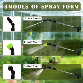SYITCUN sprayer three-nozzle set enables mist, fertilizer, and jet cleaning.