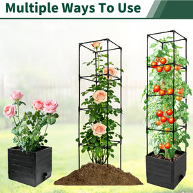 SYITCUN weather-resistant planter set ready for sun and rain.