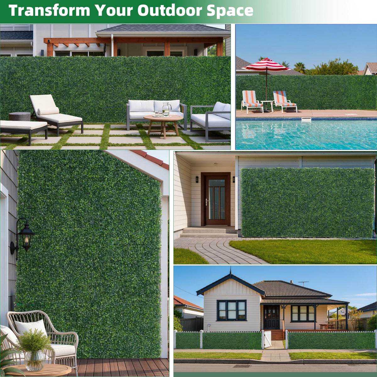 SylvanVerse fake grass wall panels require minimal maintenance and occasional dusting.
