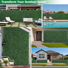SylvanVerse fake grass wall panels require minimal maintenance and occasional dusting.