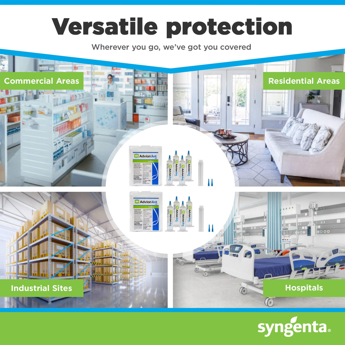 Packaging and 30-gram syringes designed for easy storage.