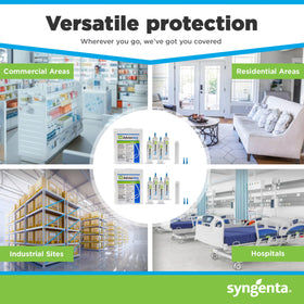 Packaging and 30-gram syringes designed for easy storage.