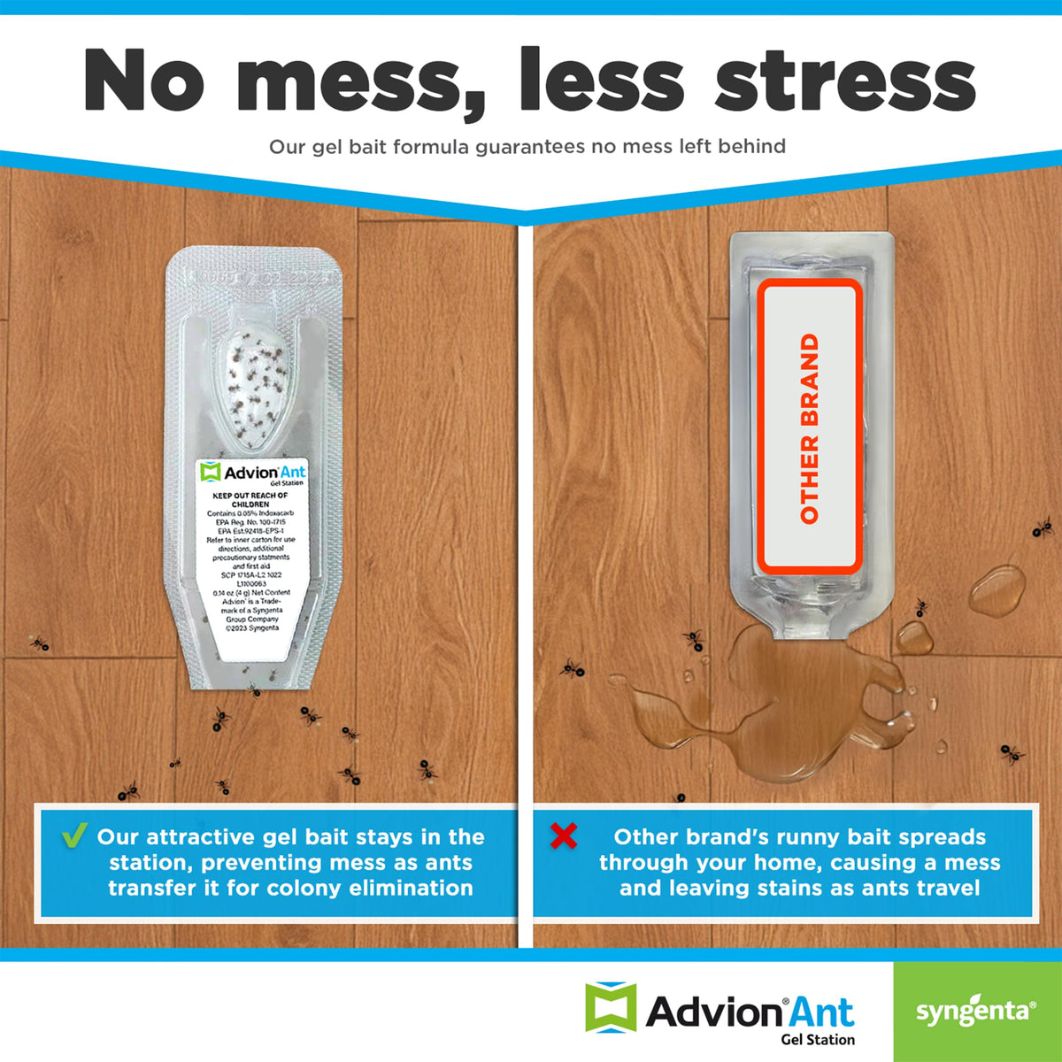 Syngenta Advion six-box pack provides ready-to-use stations for multiple locations.