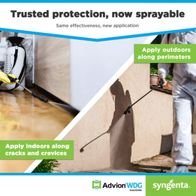 Syngenta Advion WDG 16-ounce bottle for larger property treatments.