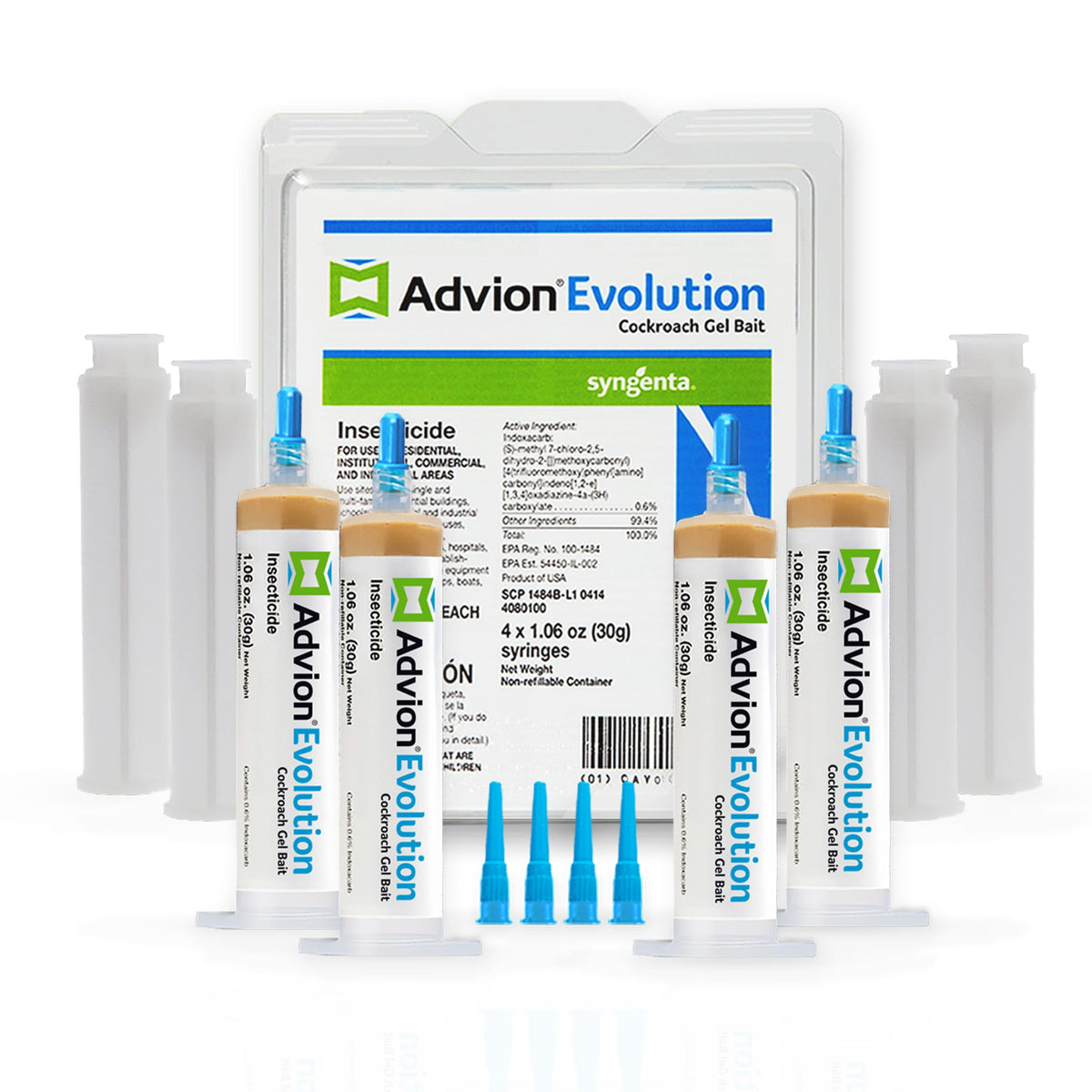 Syngenta Evolution cockroach gel tubes ready for targeted interior placement