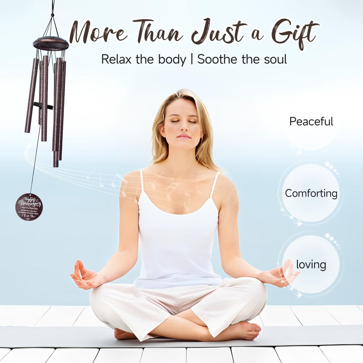 Synhonty adjustable striker wind chimes for customizable melodies
