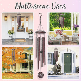Synhonty wind chime notes bring peaceful, relaxing sound to any outdoor space.