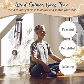 Synhonty wind chimes adjustable striker for varied tones
