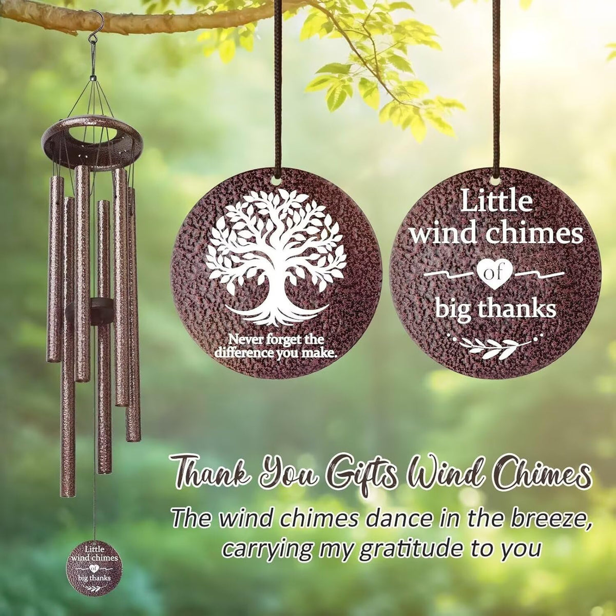 Synhonty wind chimes suitable for outdoor and indoor decor