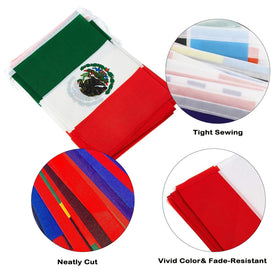 SYOTLYA Pennant Banner color is fade-resistant and double-sided for longevity.