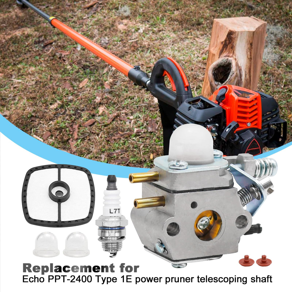 SYOWADA air filter for Echo PPT-2400 traps debris and improves airflow