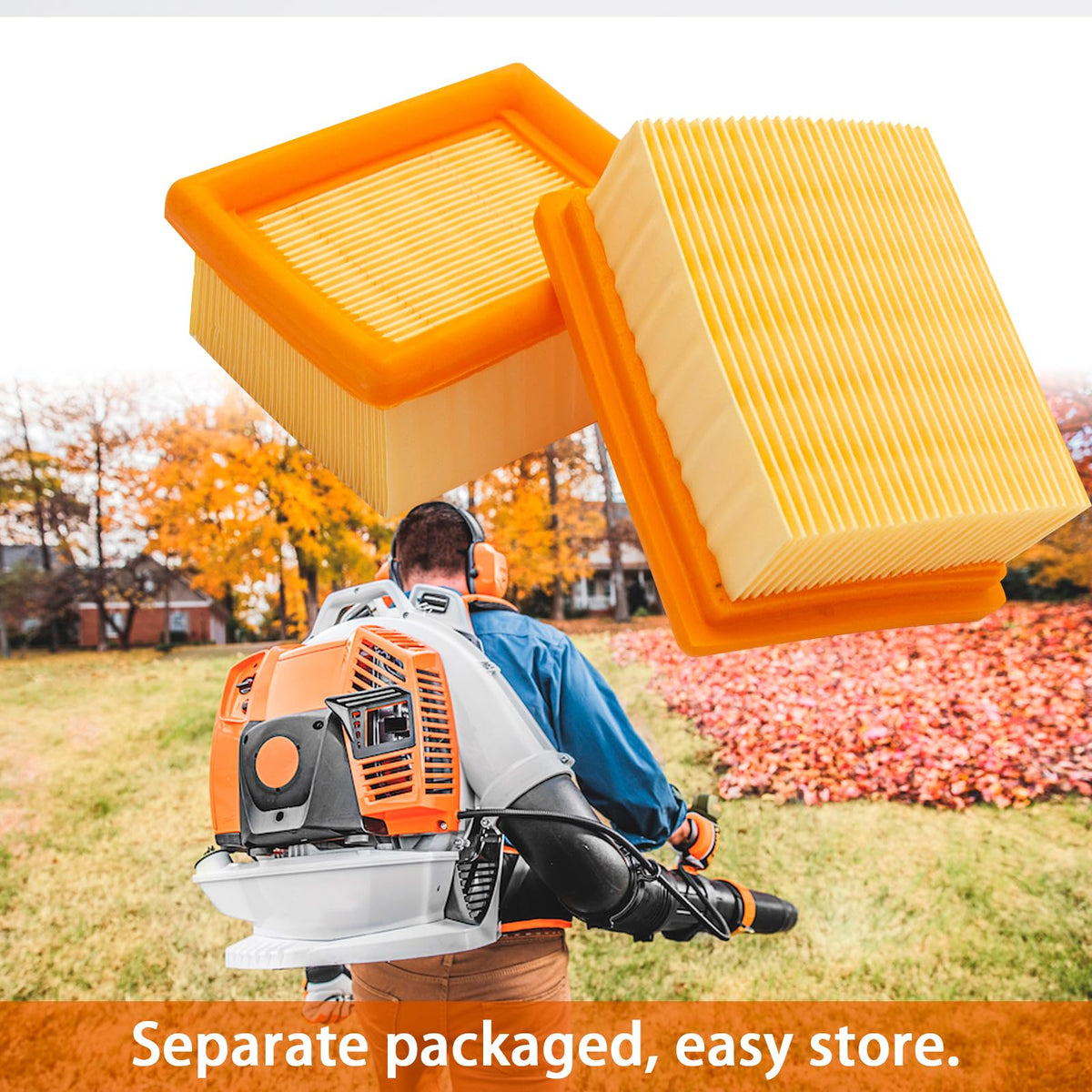 SYOWADA air filter close up highlights filtration media and build