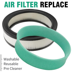 Unboxed SYOWADA air filter kit showing included parts for quick replacement