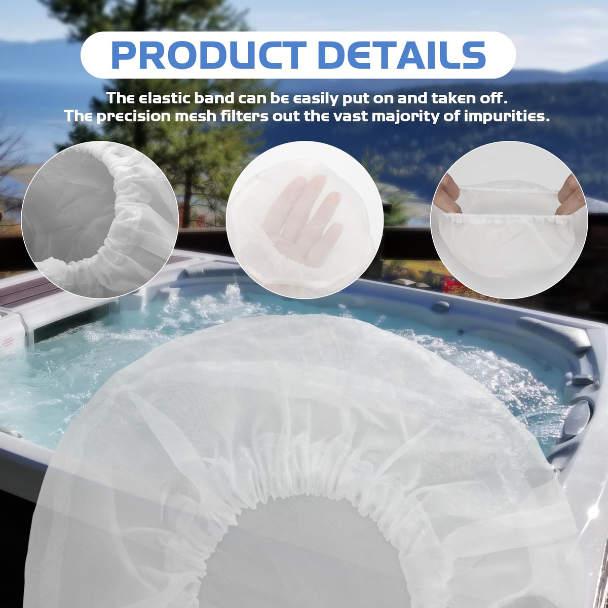 SyunsXoon 6540-213 spa mesh filter cover, durable protection