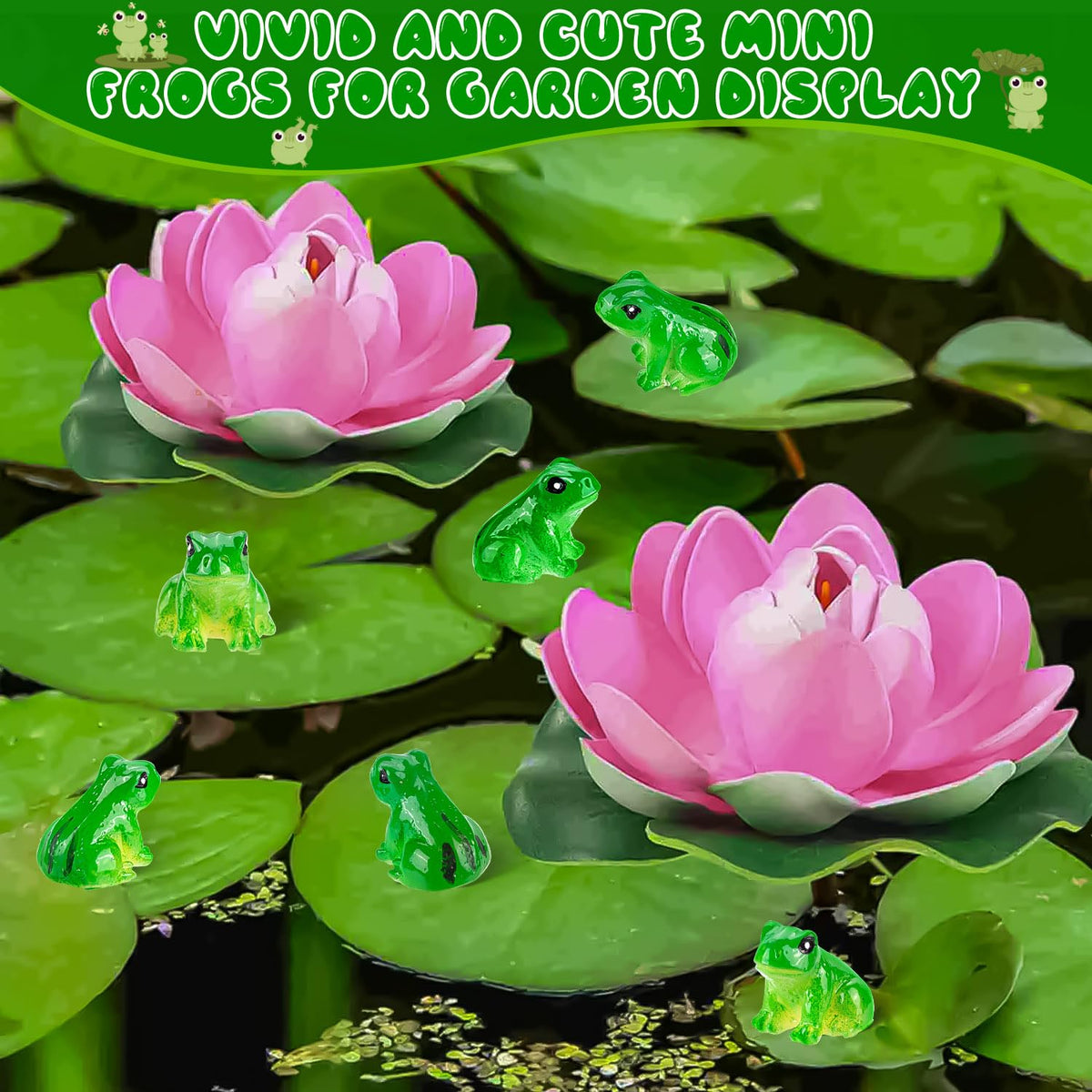 SYWHXY fairy garden terrarium frogs ideal for enchanting moss landscapes and miniature ecosystems