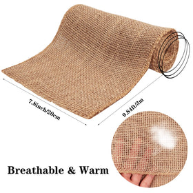 SYWHXY tree trunk guard wrap setup showing spiral application