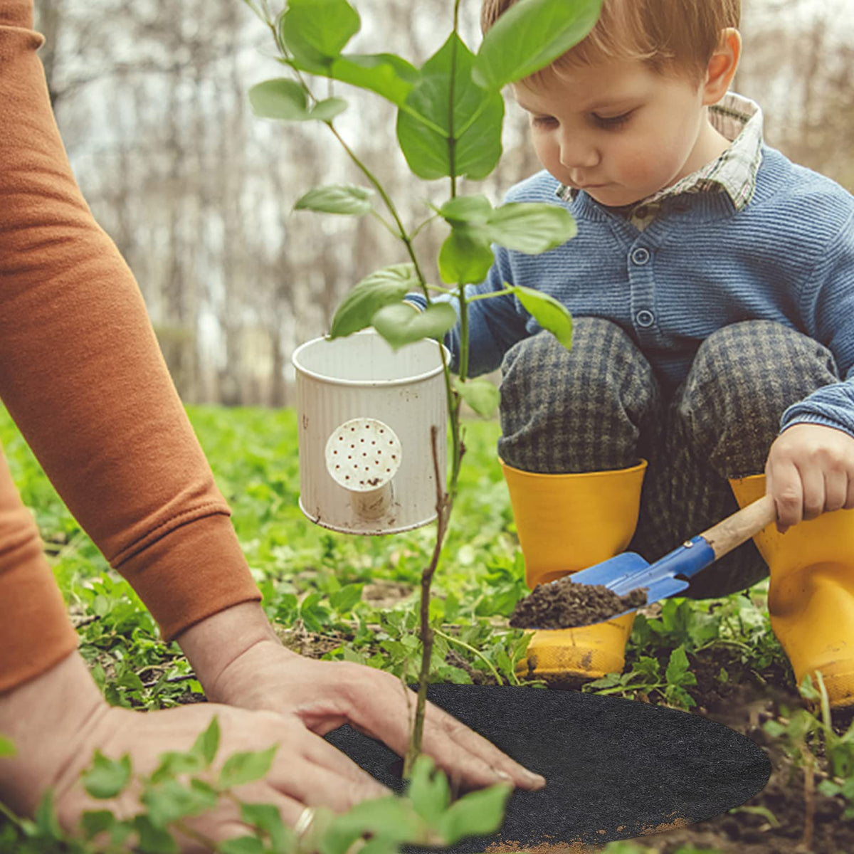 SYWHXY garden ring ideal for vegetable plots and flower beds.