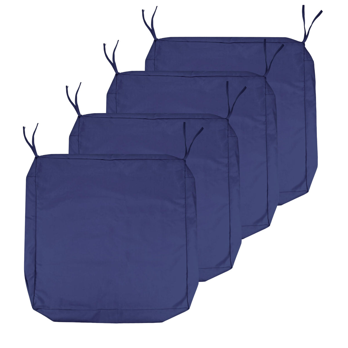 Szblnsm outdoor cushion cover in Bavy Blue close-up shows durable fabric texture.