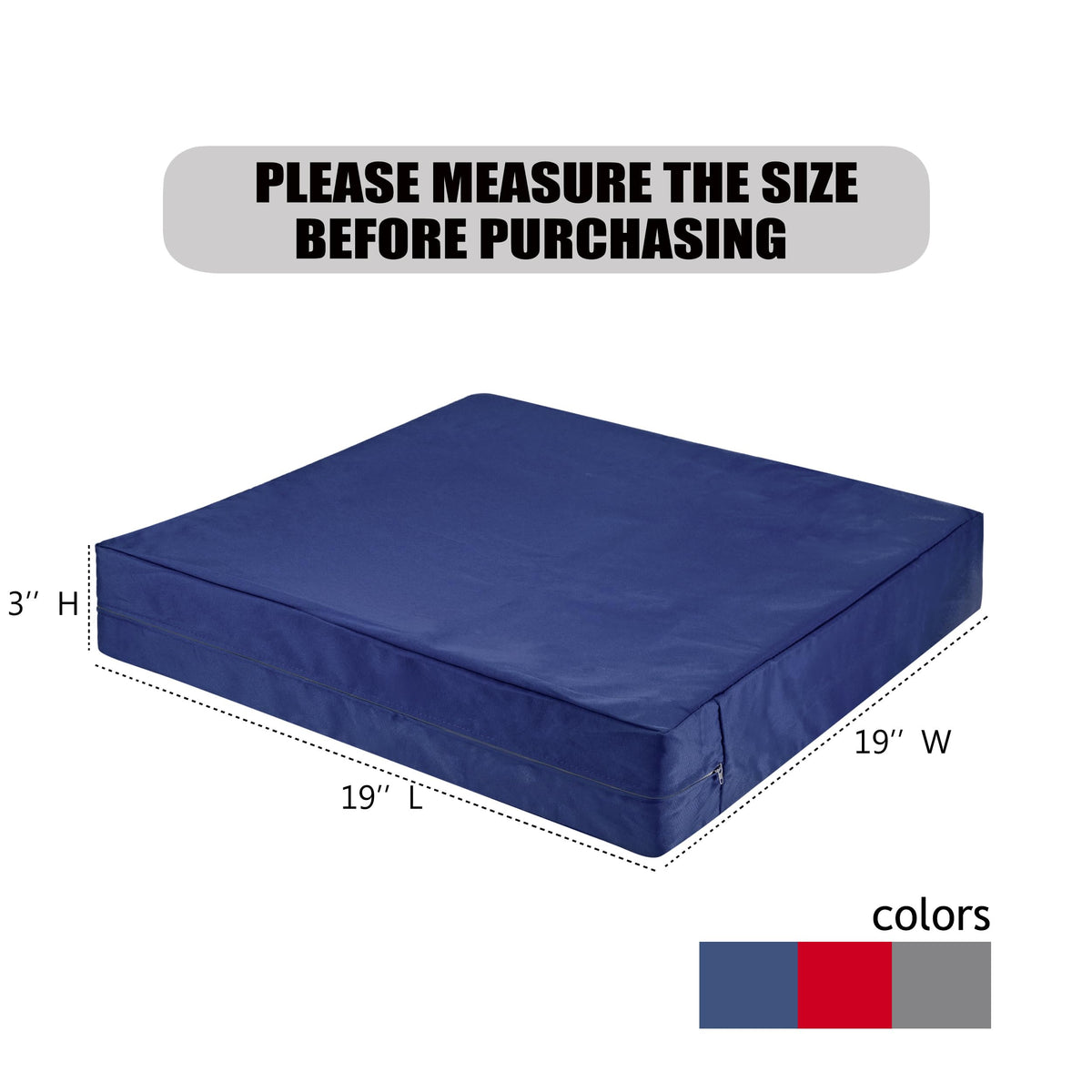 Szblnsm Bavy Blue cushion cover is machine washable for easy care.