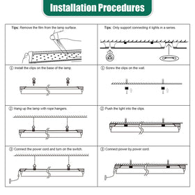 SZHLUX Grow Light mounted with clips shows flexible installation options.