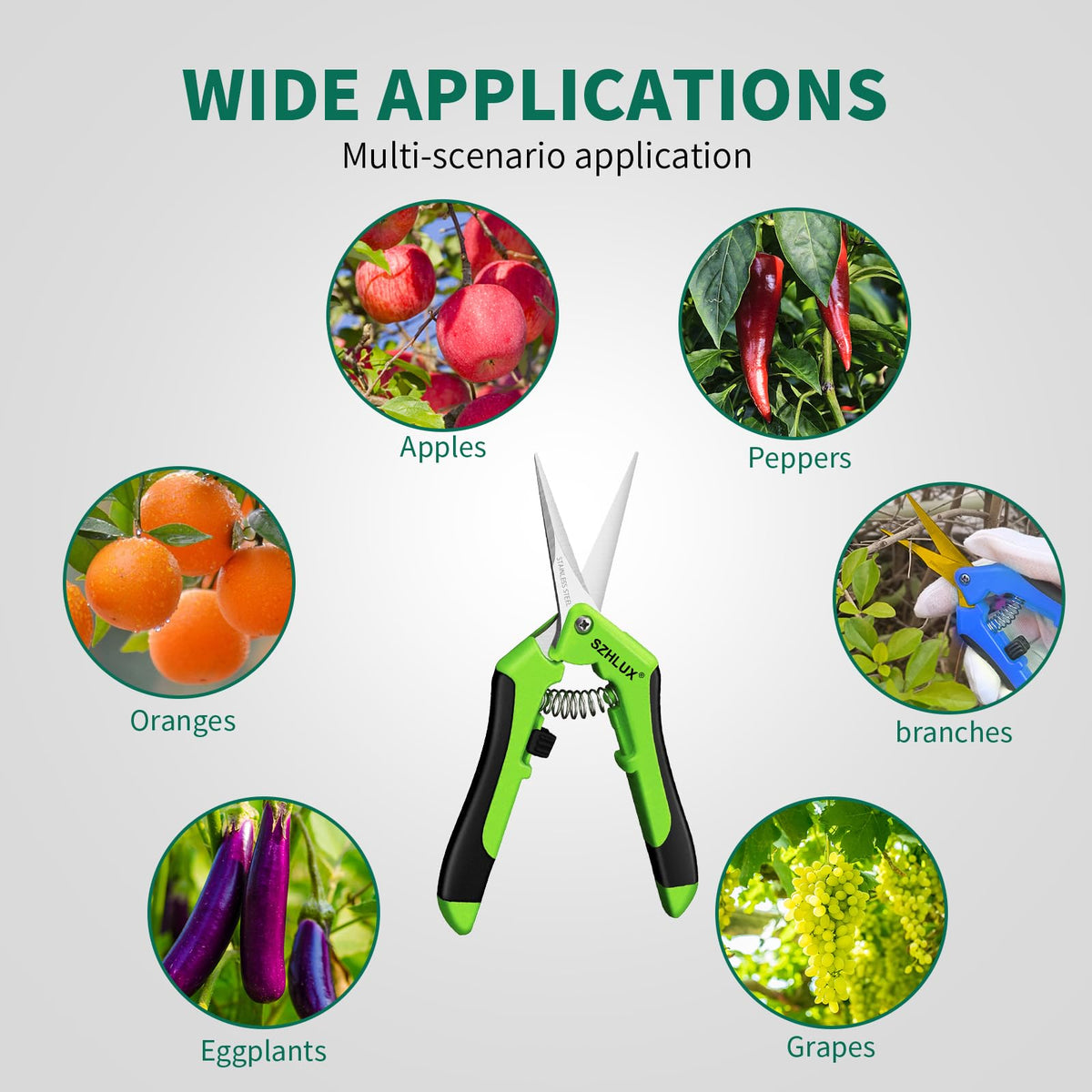 SZHLUX tool ideal for pruning herbs and flowers with precise cuts.