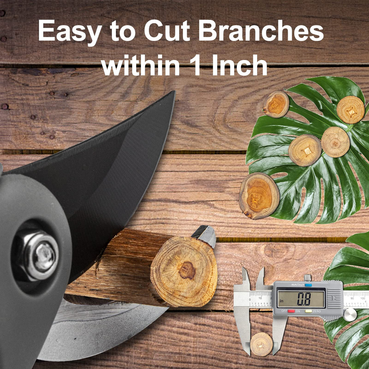 SZHLUX pruning shears ergonomic handle designed for comfortable pruning