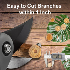 SZHLUX pruning shears ergonomic handle designed for comfortable pruning