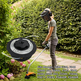 SZIVPAPB C6-2 head installed on Stihl FS38 shows quick fitting