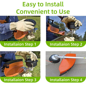 SZIVPAPB C6-2 head mounted on hedge trimmer highlighting auto-feed