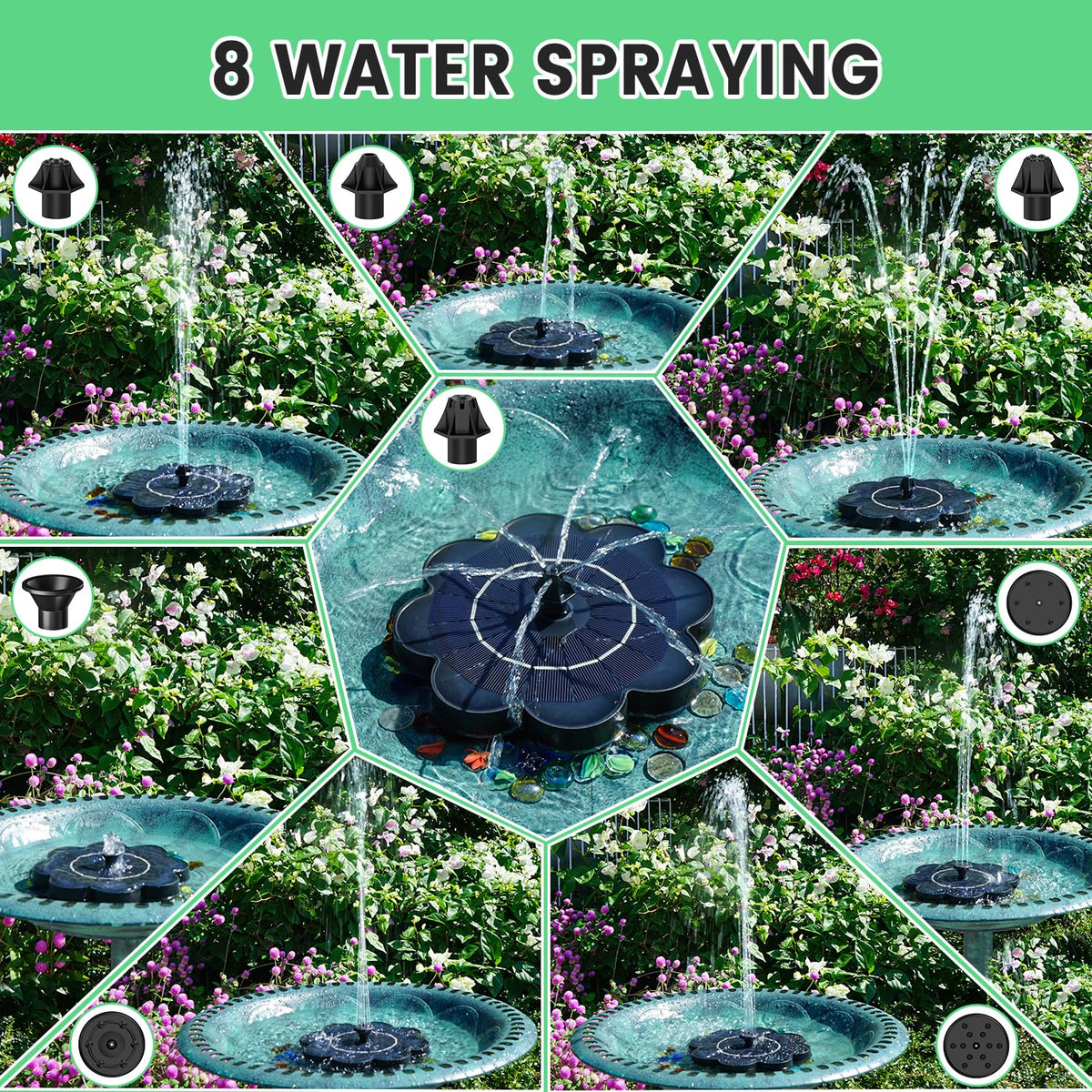 SZMP fountain filter-sponge protects the pump from debris for smooth operation