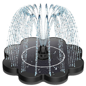 SZMP fountain panel glass captures sunlight for quick water circulation in your birdbath