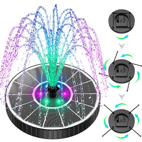 SZMP outdoor solar fountain suits garden ponds and pools