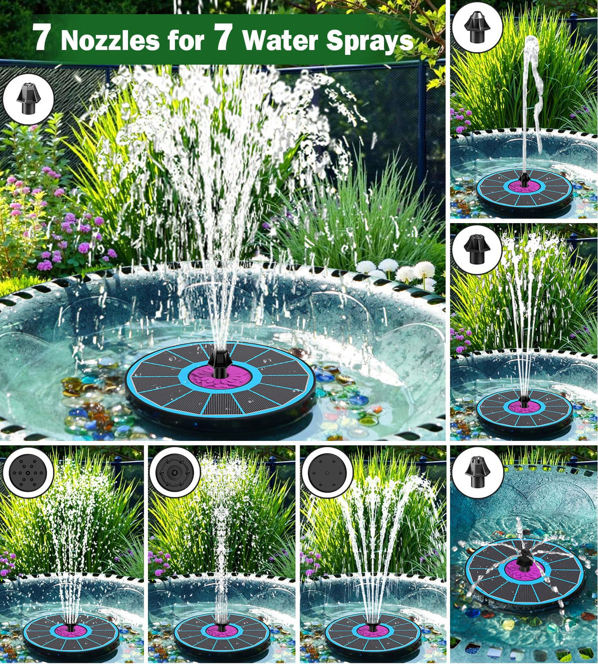 SZMP seven-nozzle system offers varied spray patterns
