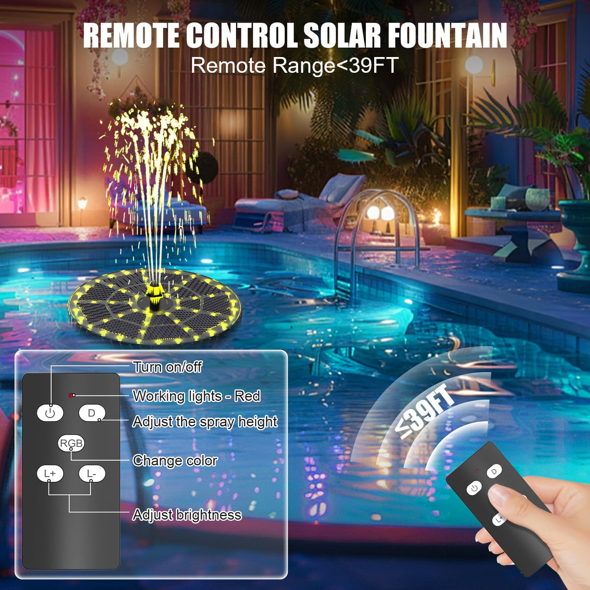 SZMP brightness adjustable lights for evening glow