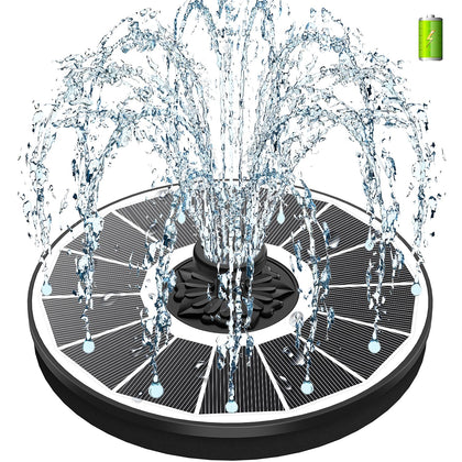 SZMP solar fountain glass panel for quick light absorption outdoors.