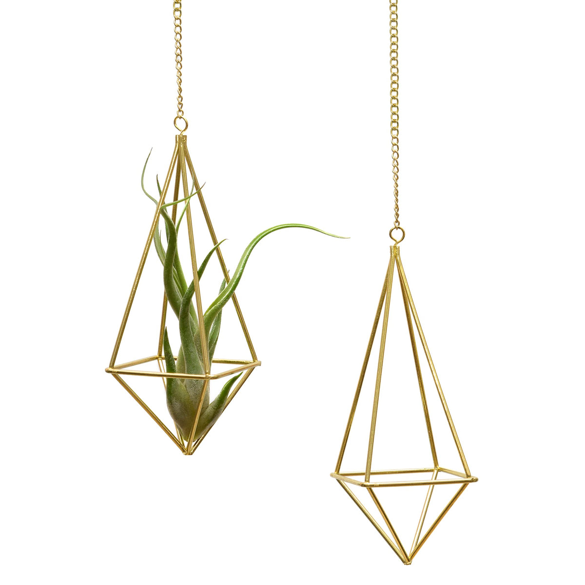 SZRUIZFZ geometric pentagon hanger assembly adds gold modern flair