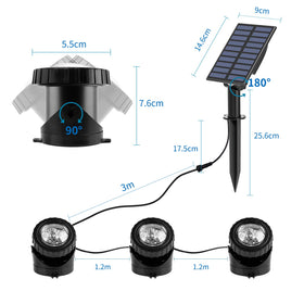 T-SUN adjustable 90-degree panel light maximizes solar absorption.