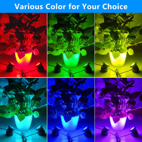 T-SUN RGB LED underwater spotlights enhance water features with color
