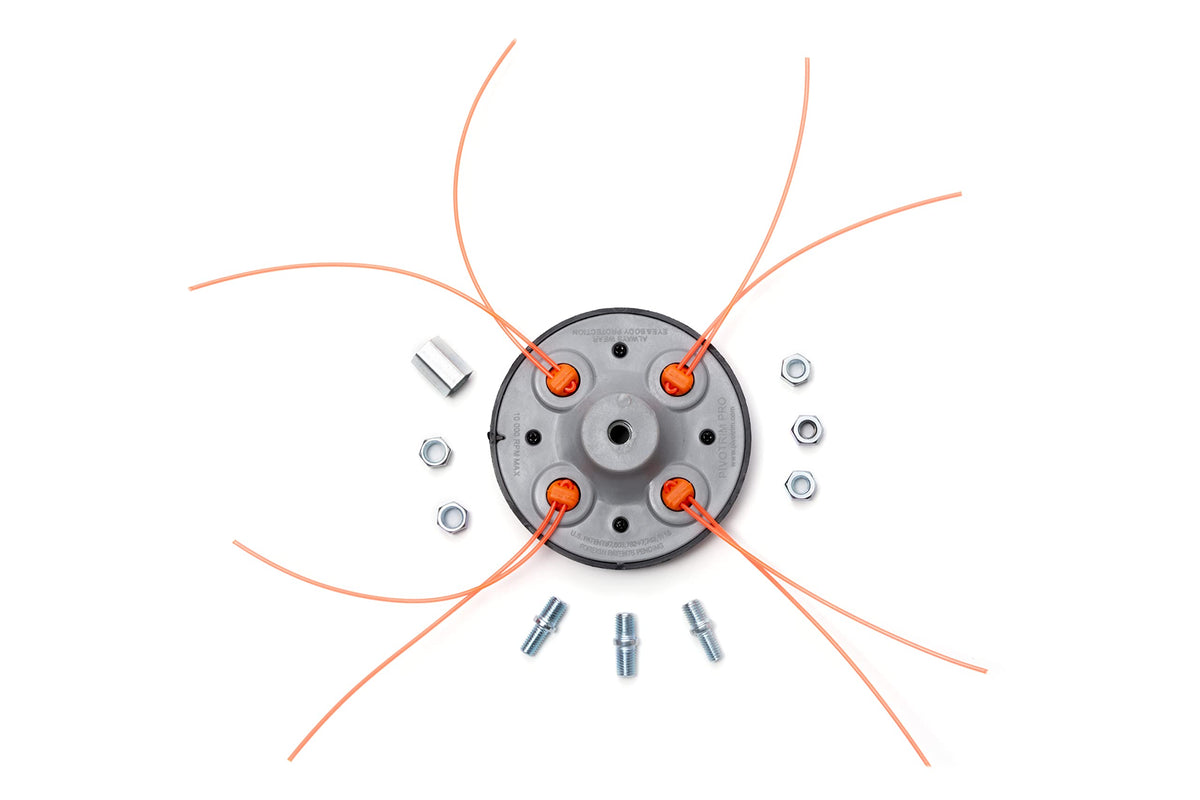 T TERRE universal 4-way trimmer head installation for quick trimming efficiency