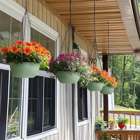 T4U 2-in-1 planter can hang or sit on a surface for flexible setup