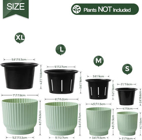 T4U 6-inch planter designed to complement modern interiors
