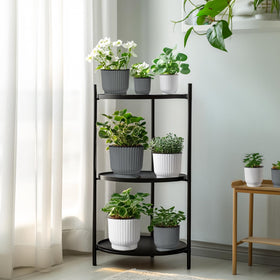 T4U 6-inch self-watering pot close-up highlighting durable plastic material.
