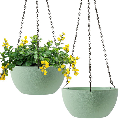 T4U 8-Inch Hanging Planter with speckled design brightens indoor corners