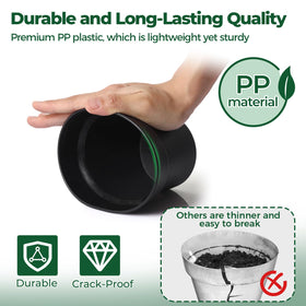 T4U durable plastic pot with matte finish for everyday use.