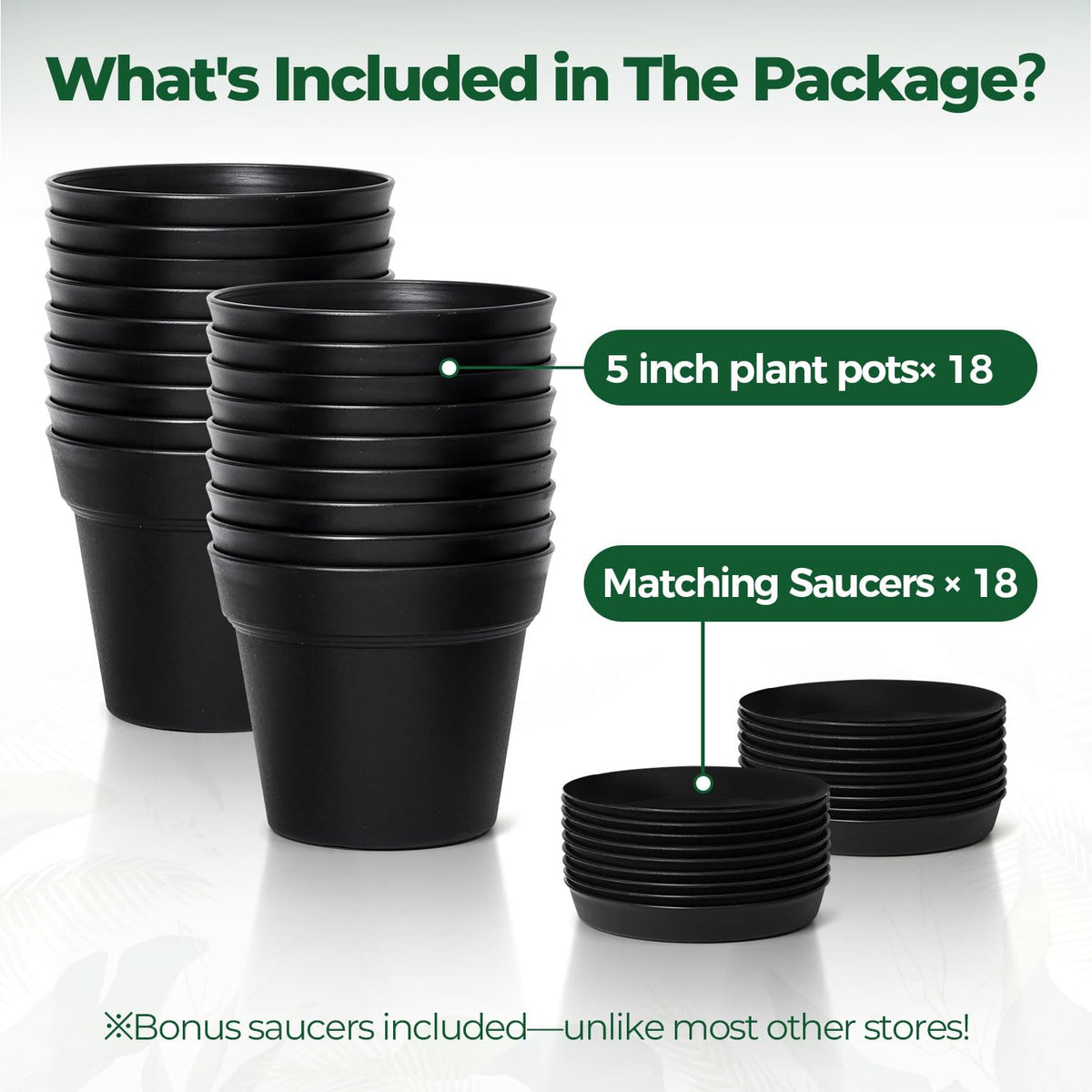 T4U 5-inch pot set ideal for mini gardens and succulents.