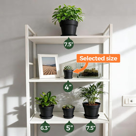 T4U pots displayed on a patio for minimalist decor and green accents.