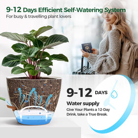 T4U UV-proof PP plastic pots withstand sun and rain