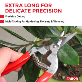 TABOR TOOLS K17A florist scissors for delicate bouquet arranging