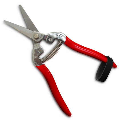 TABOR TOOLS K17A pruning shears with long blade for precise flower picking