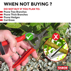 TABOR TOOLS K17A shock-absorbing spring reduces hand fatigue during cuts
